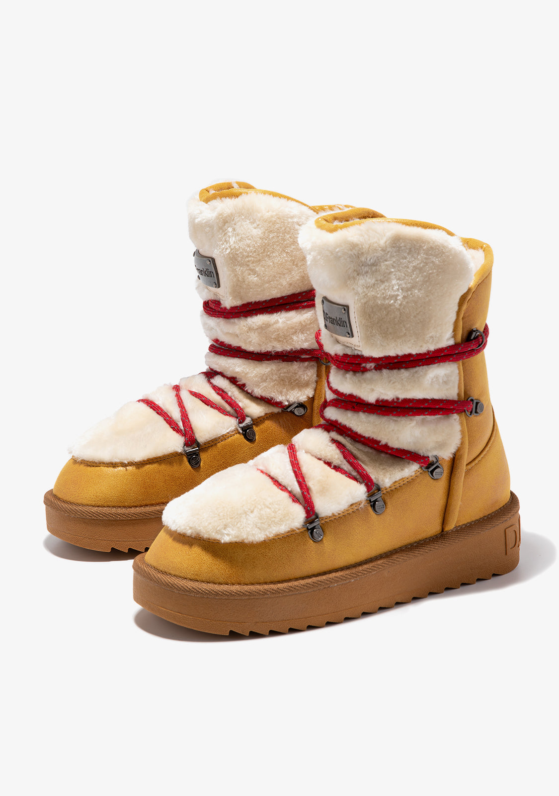 D FRANKLIN ZAPATOS / BOOTS / NORDIC Nordic Trk Fur Mustard