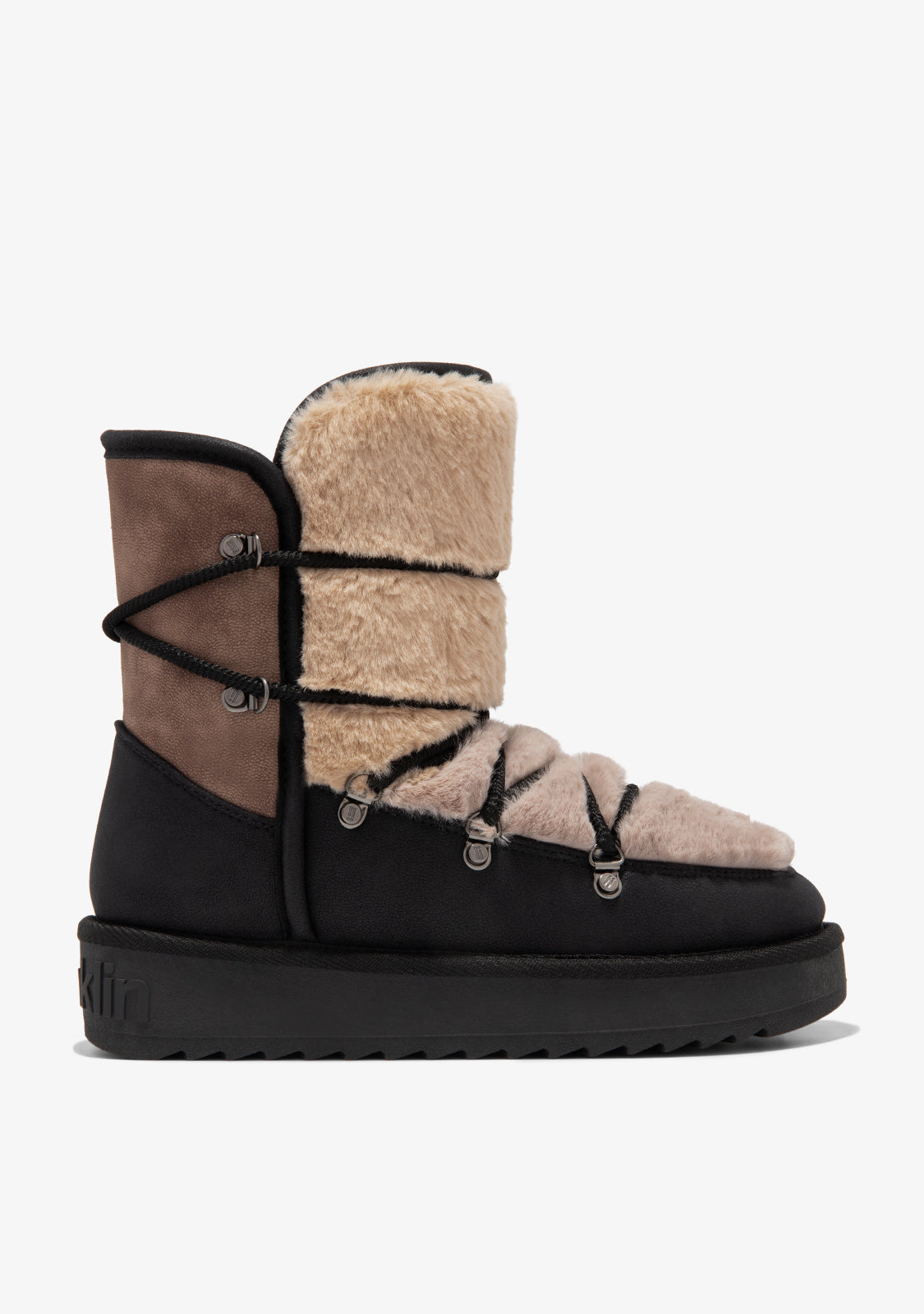 D FRANKLIN ZAPATOS / BOOTS / NORDIC Nordic Trk Fur Gradient Black