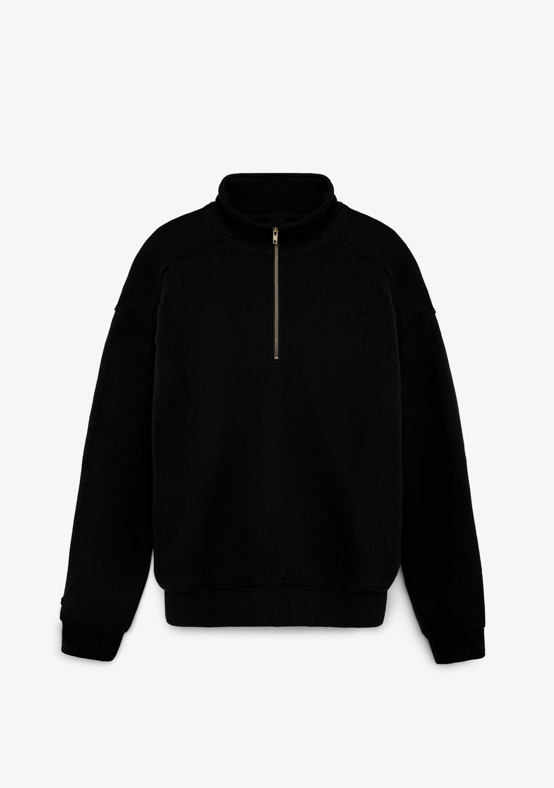 Half-Zip Sweatshirt Black