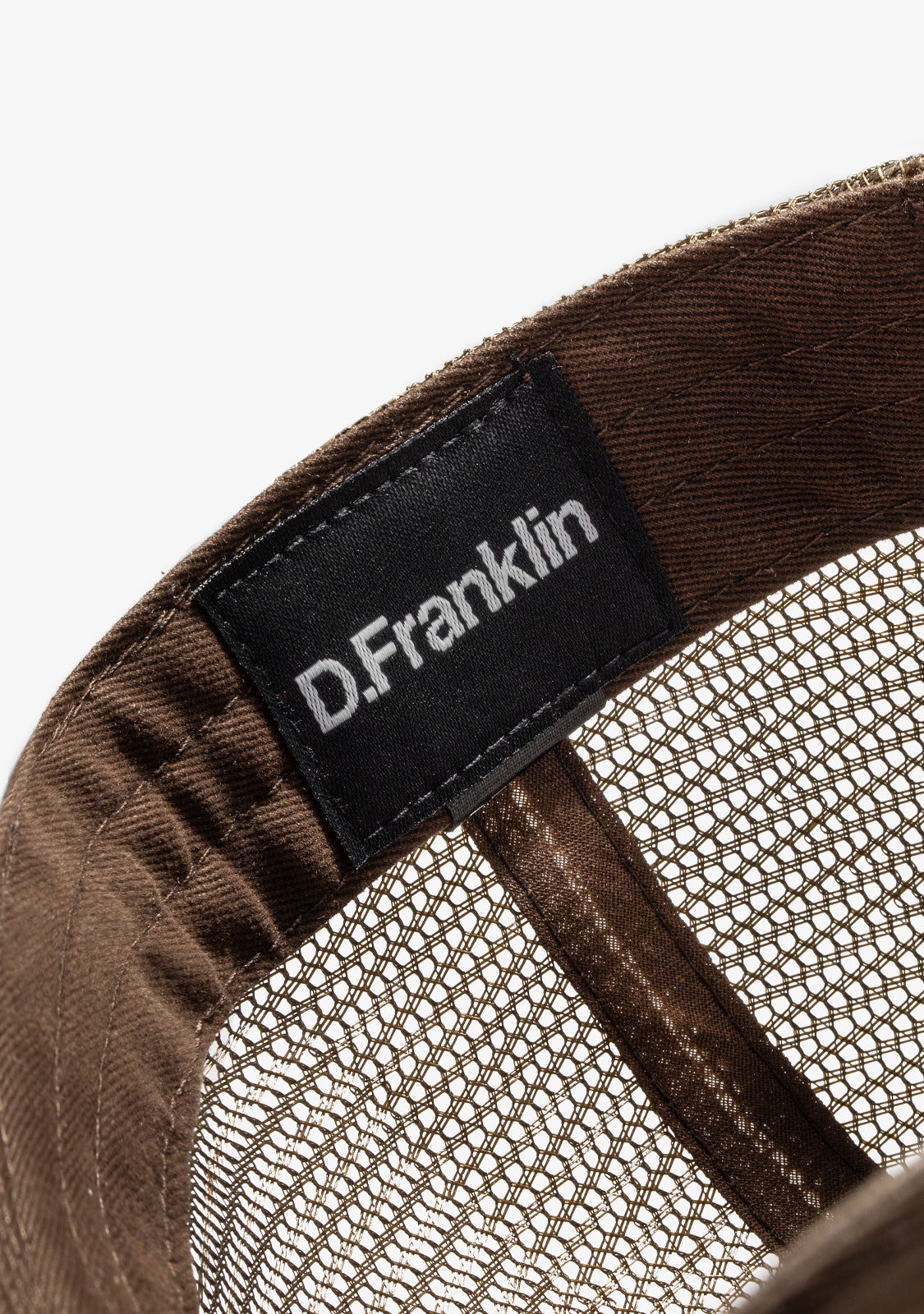 Plaid Trucker Cap Brown