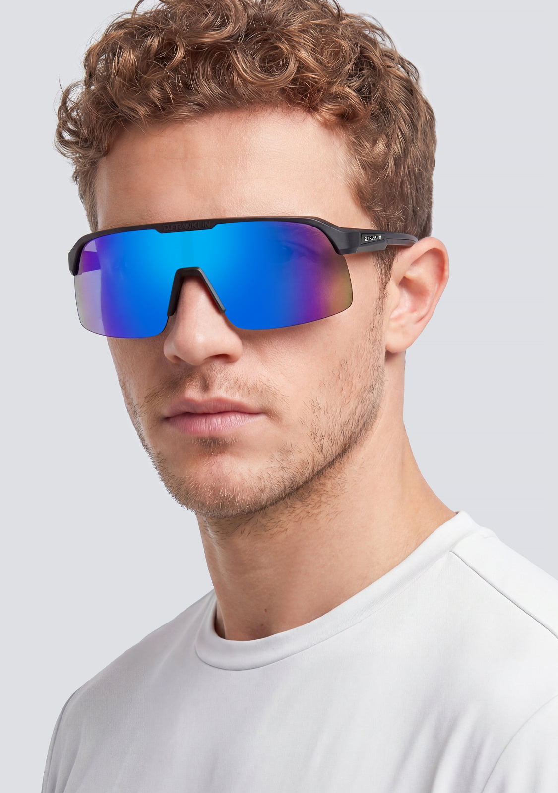 Gafas de sol deportivas Wind Fifty Negro / Azul | D.Franklin®