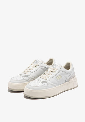 Court Tennis Basic Leather White