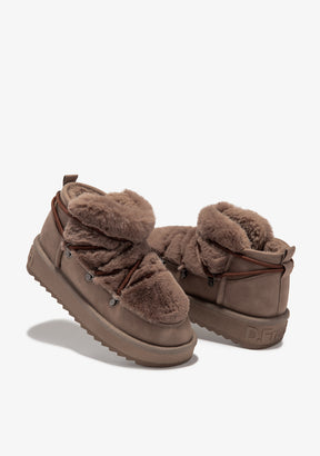 D FRANKLIN ZAPATOS / BOOTS / NORDIC Nordic Trk Fur Low Brown