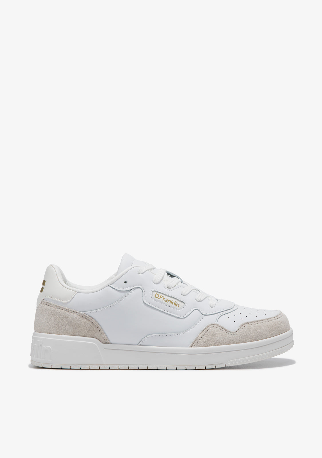 D.franklin Court V2 Basic Leather White / White