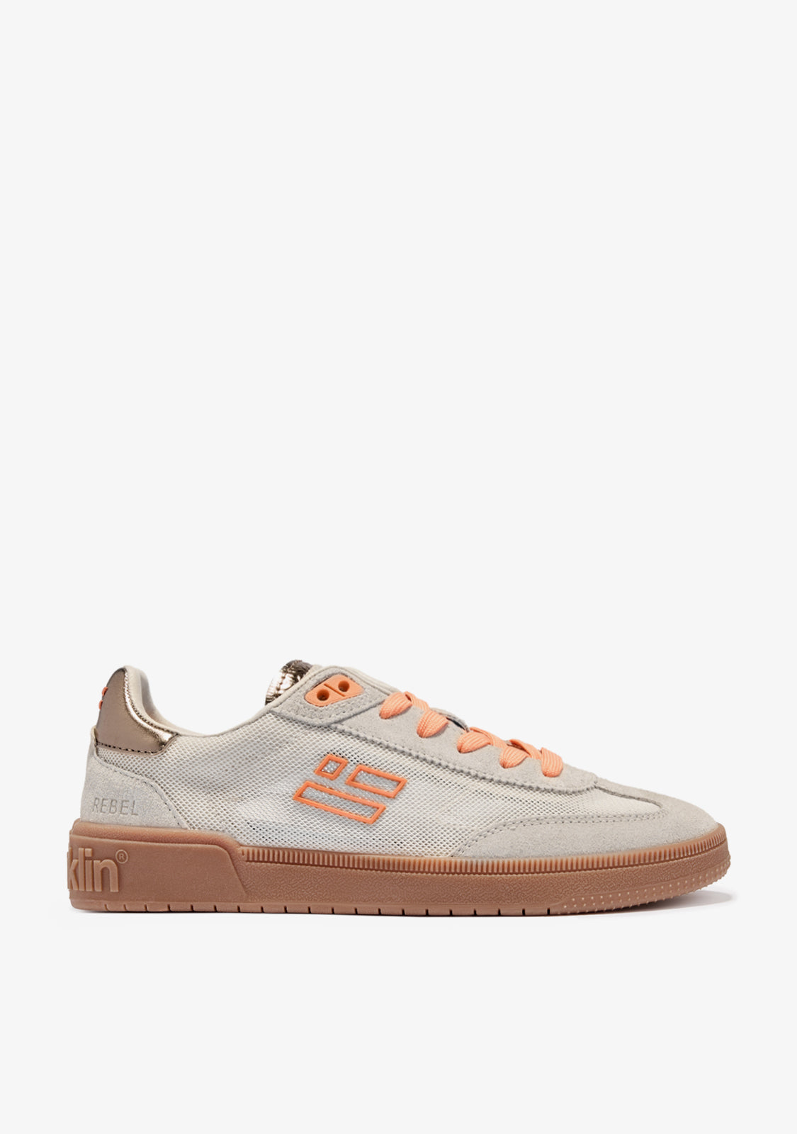 Rebel Mesh Off White / Orange