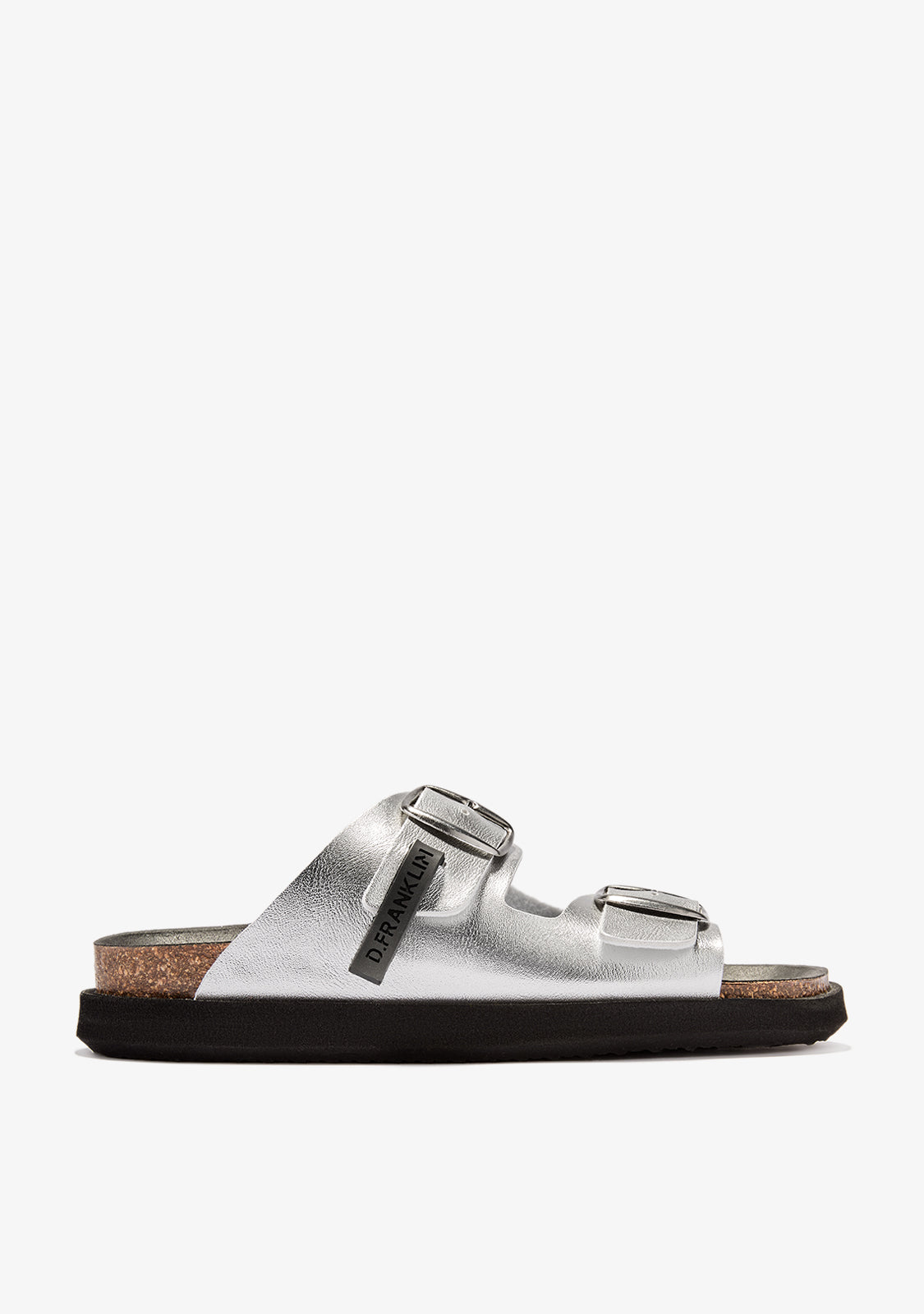 Vibe Sandals Buckle Met Silver