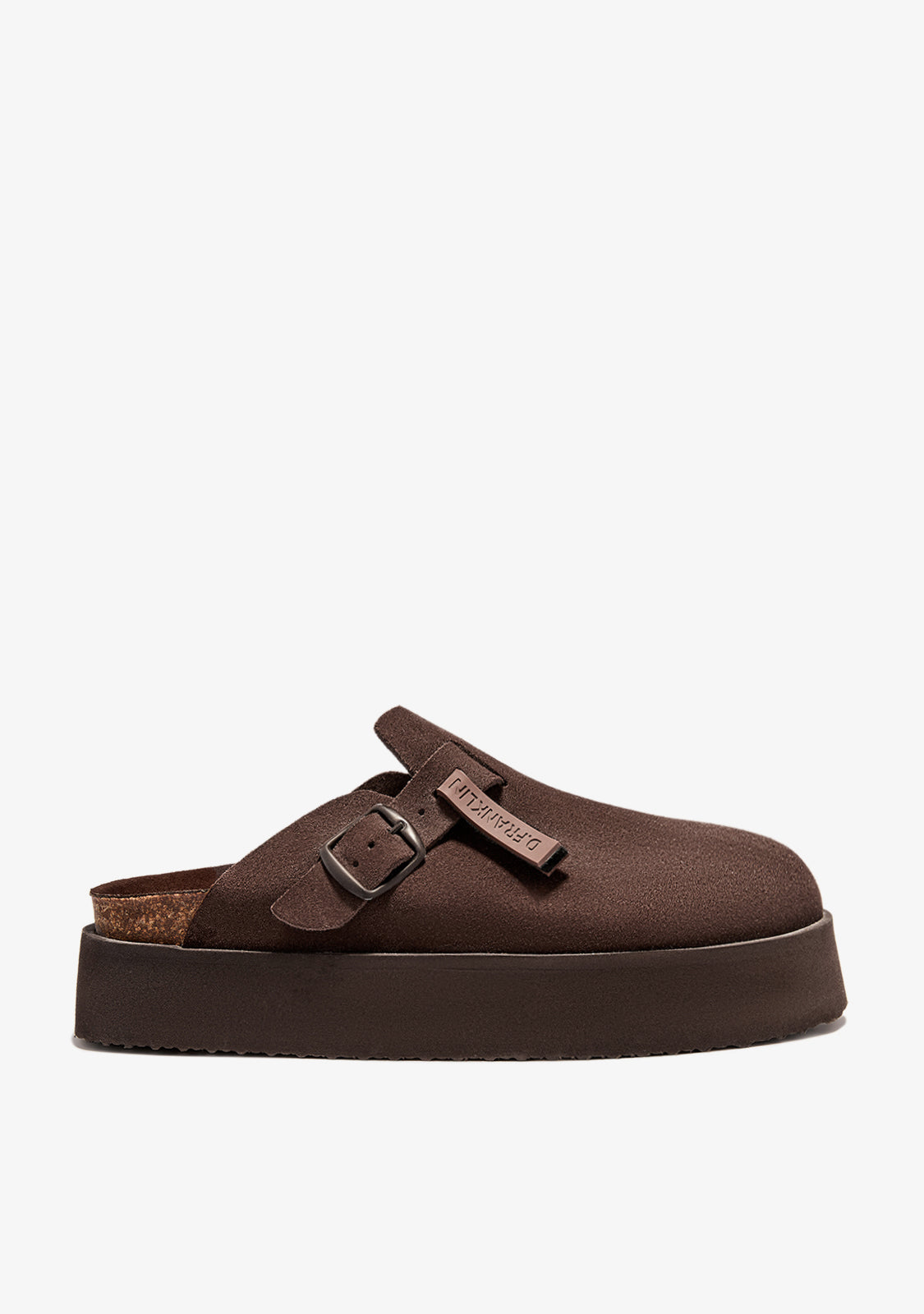 Zueco Unisex Vibe Suede Chocolate | D.Franklin