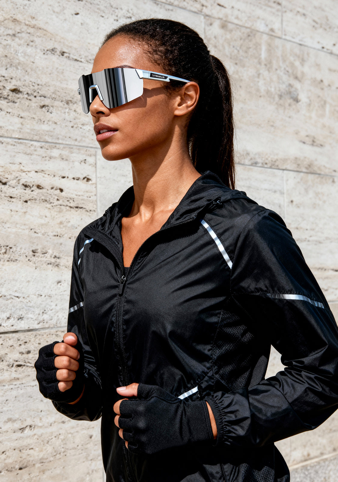 ロルカナ Gafas de sol deportivas Tsunami Silver Chrome | D.Franklin®
