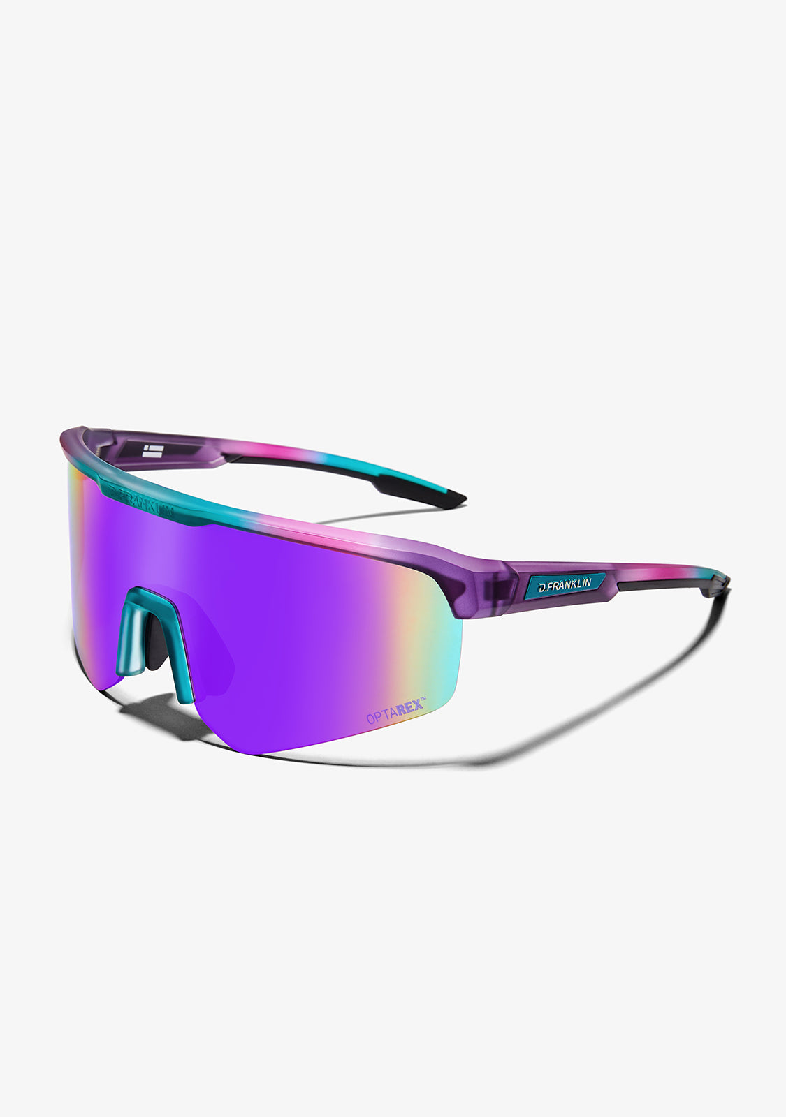 Sports Sunglasses Hurricane Fifty Grad Aqua / Purple | D.Franklin