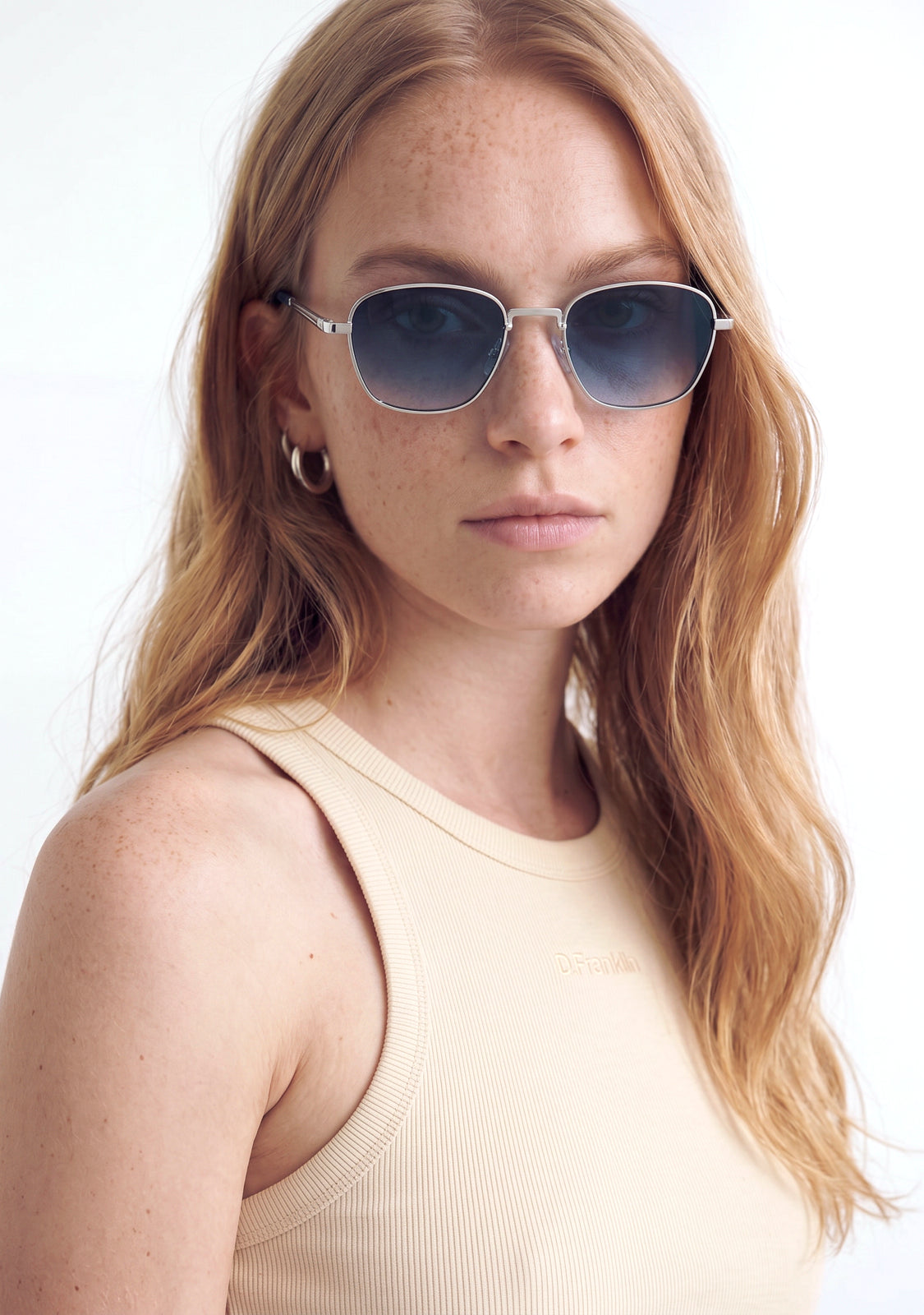 Gafas de sol azules Quad Legacy Silver | D.Franklin®