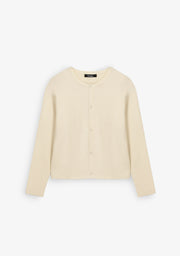 Butter Yellow Fine Knit Cardigan