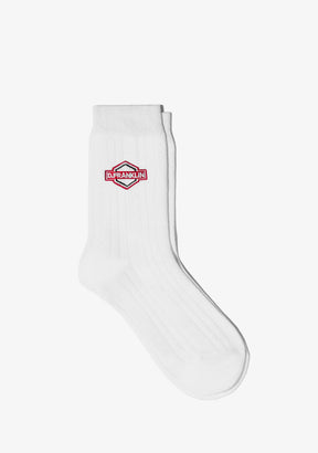 DF Patch Socks White