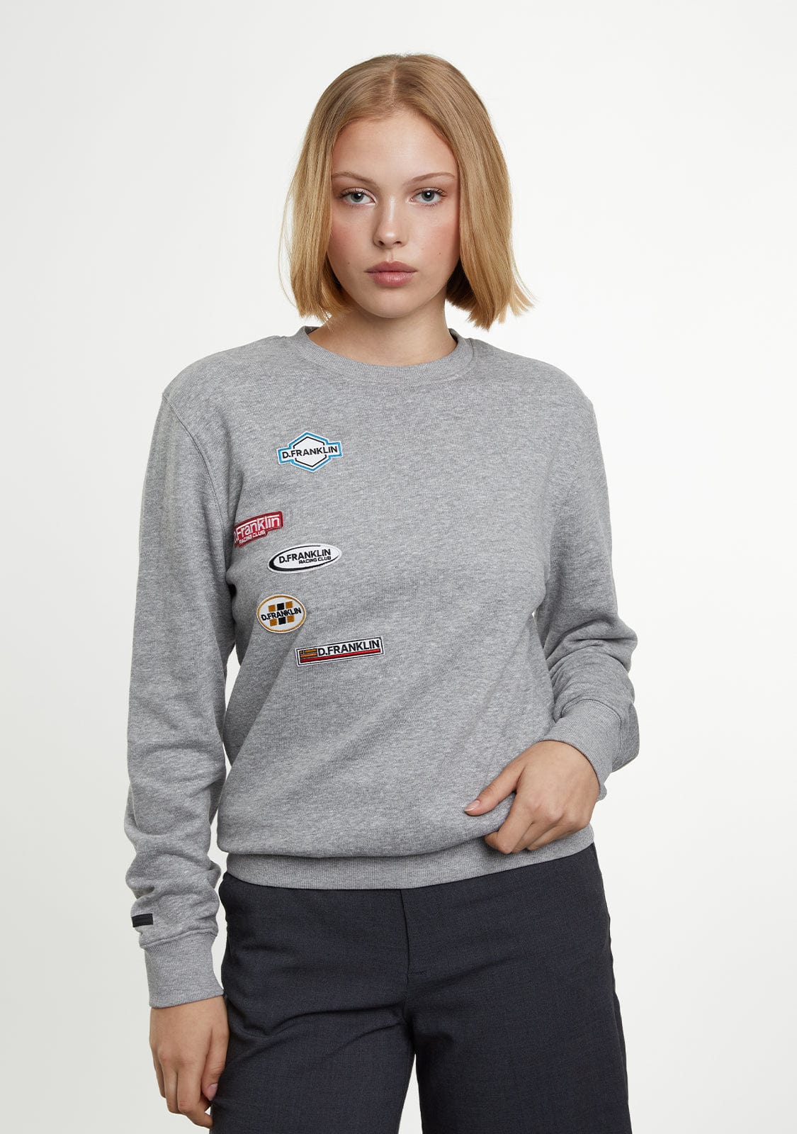 Crewneck Racing Club Sweatshirt Grey