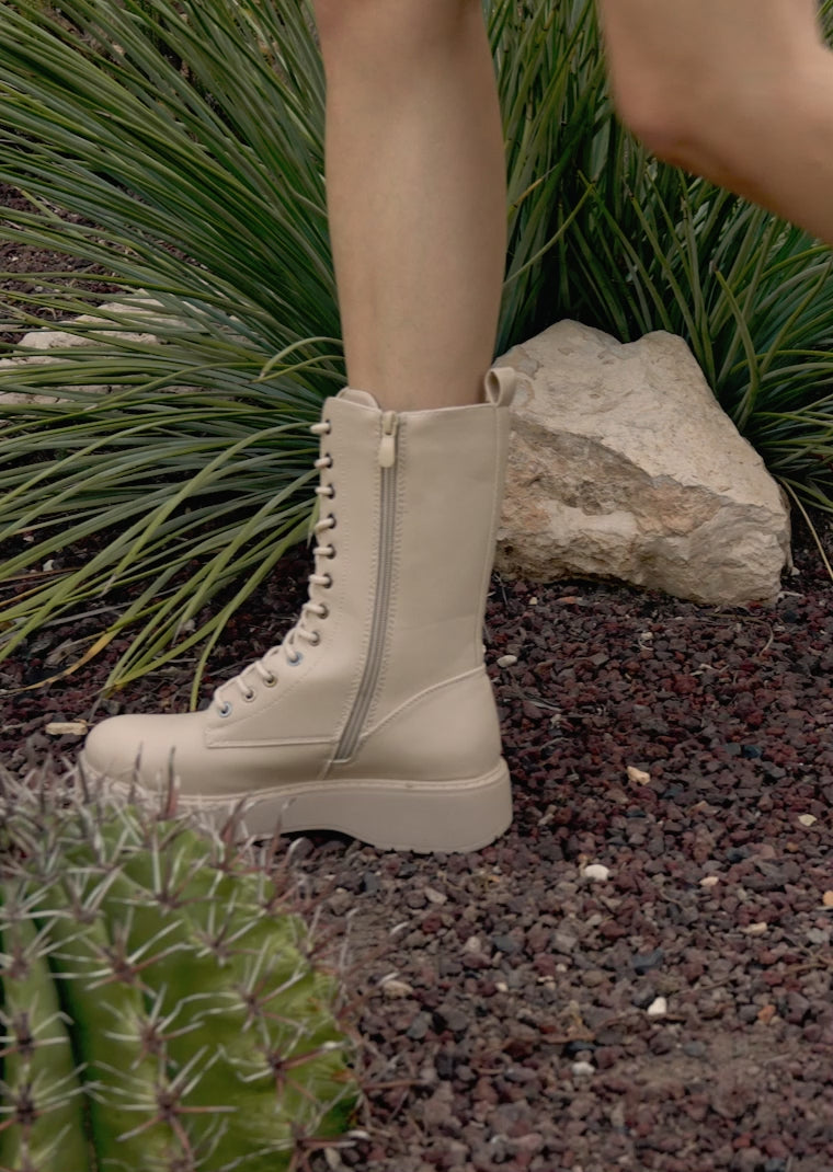 Cargar video: Gumme Track High Basic Soft / Beige