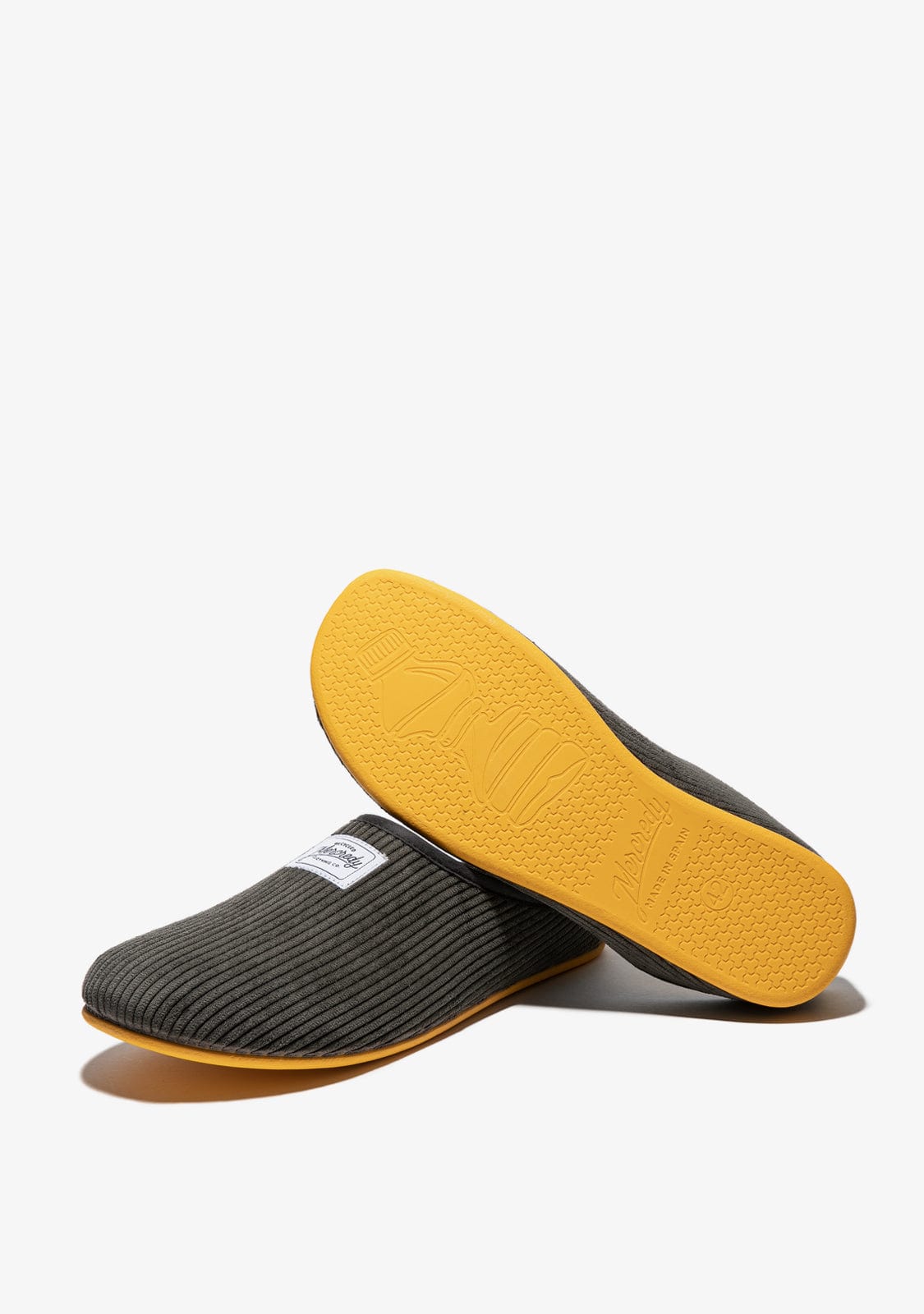 Mercredy Slipper Cord Black / Yellow