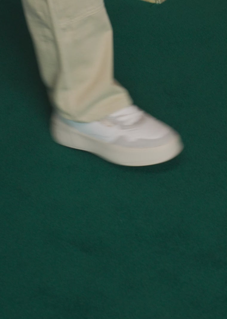 Cargar video: Low Court Basic White / Rose Gold