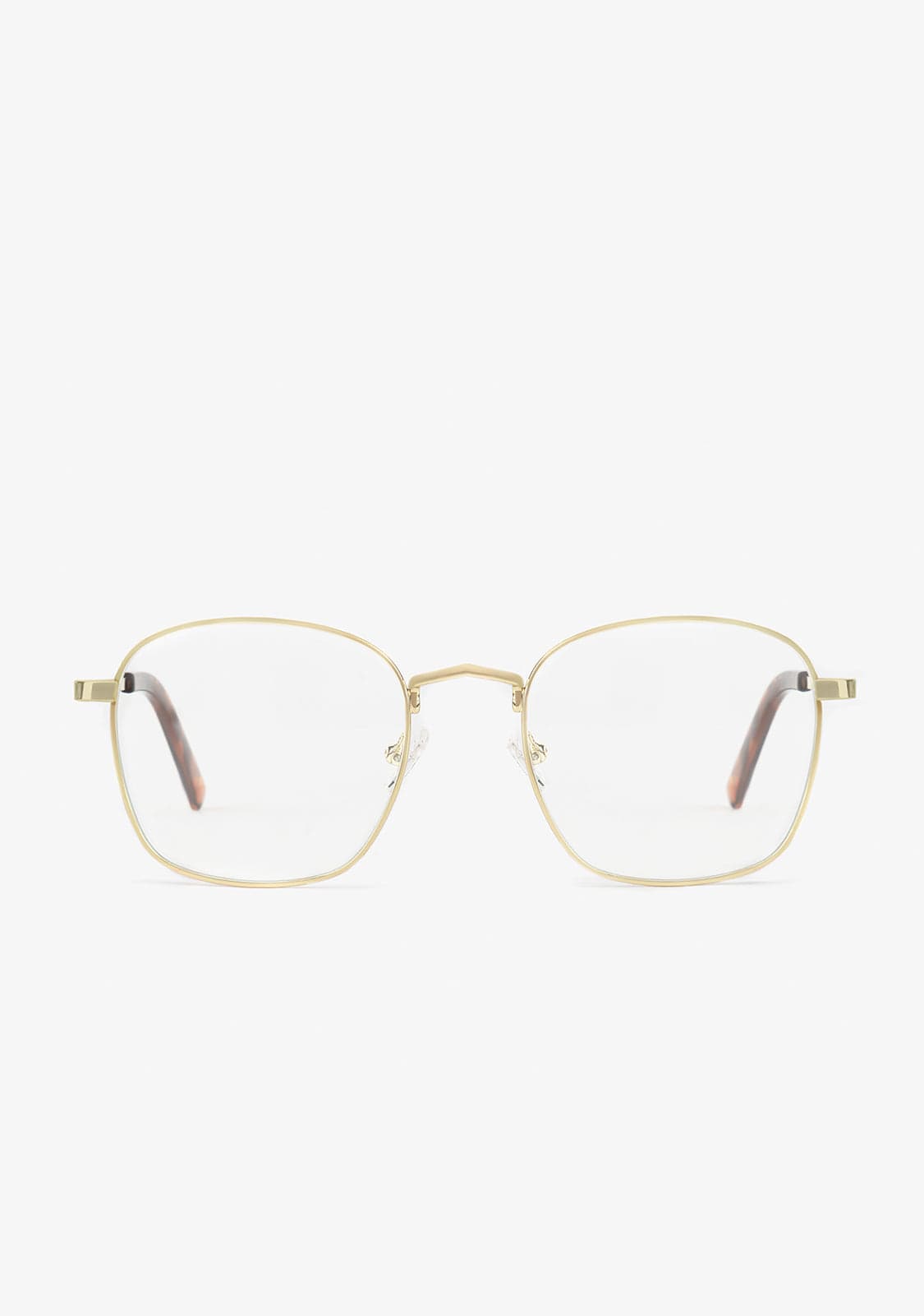 Classic Metal Square Gold / Blue Block