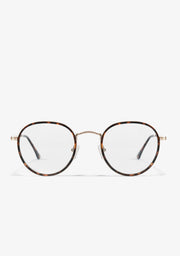 Walker Round Blue Block Carey / Gold