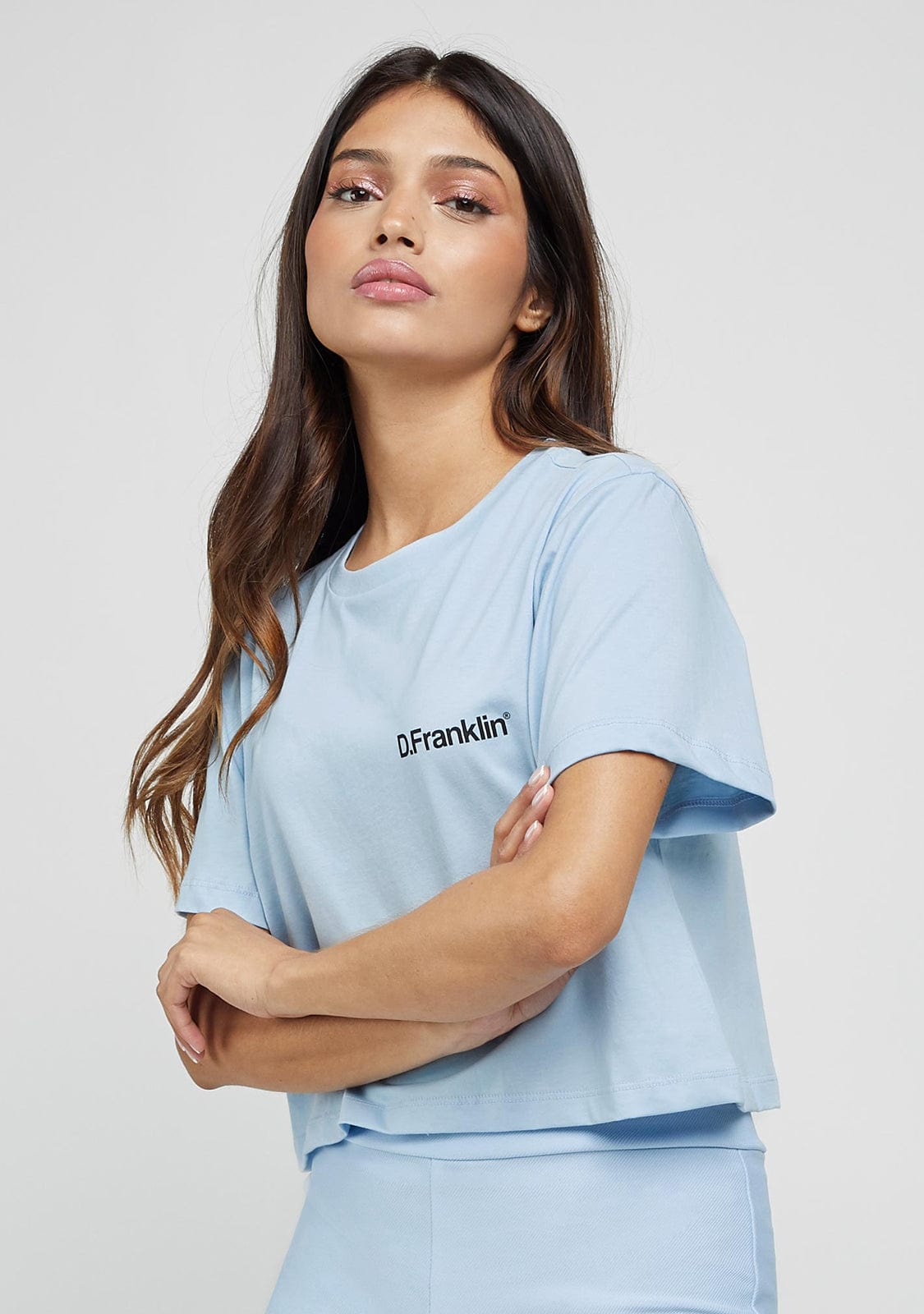 Basic Crop Top Blue