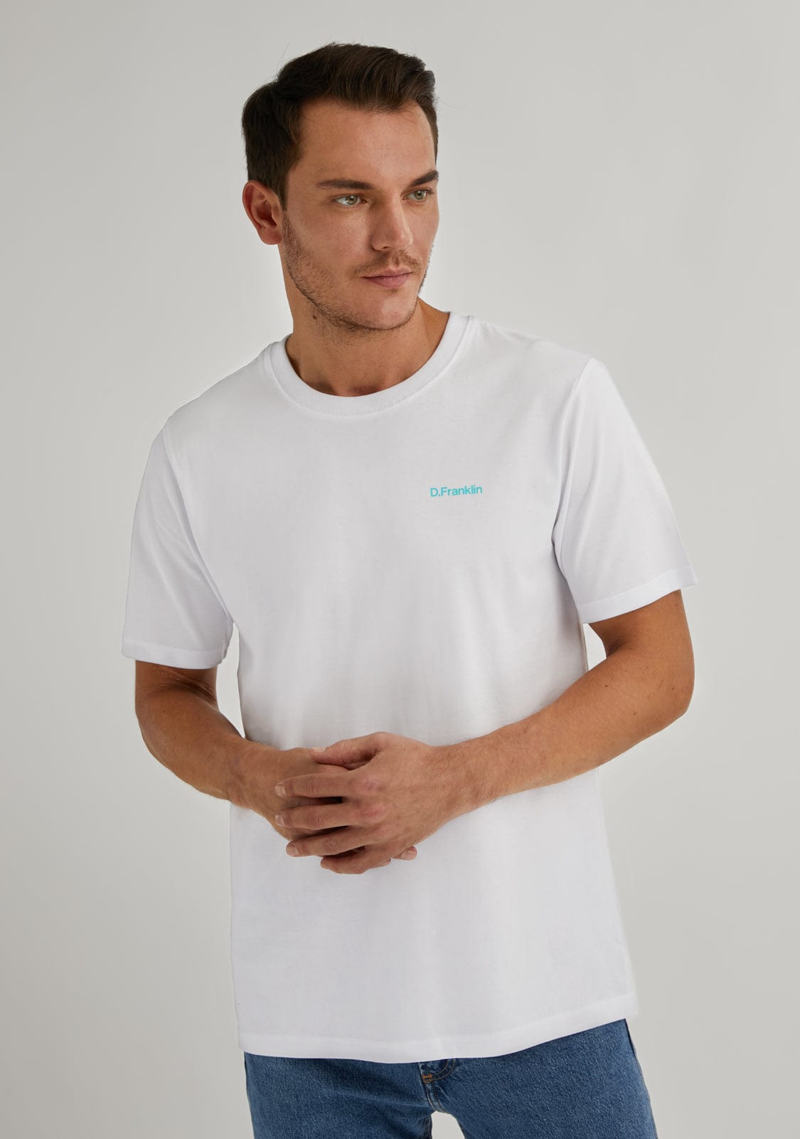 Social Club T-Shirt White / Blue