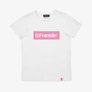 Pink / White Rec White Tee
