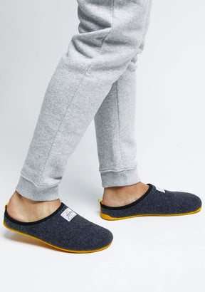 Mercredy Slipper Navy / Yellow