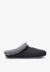 Mercredy Slipper Cord Black