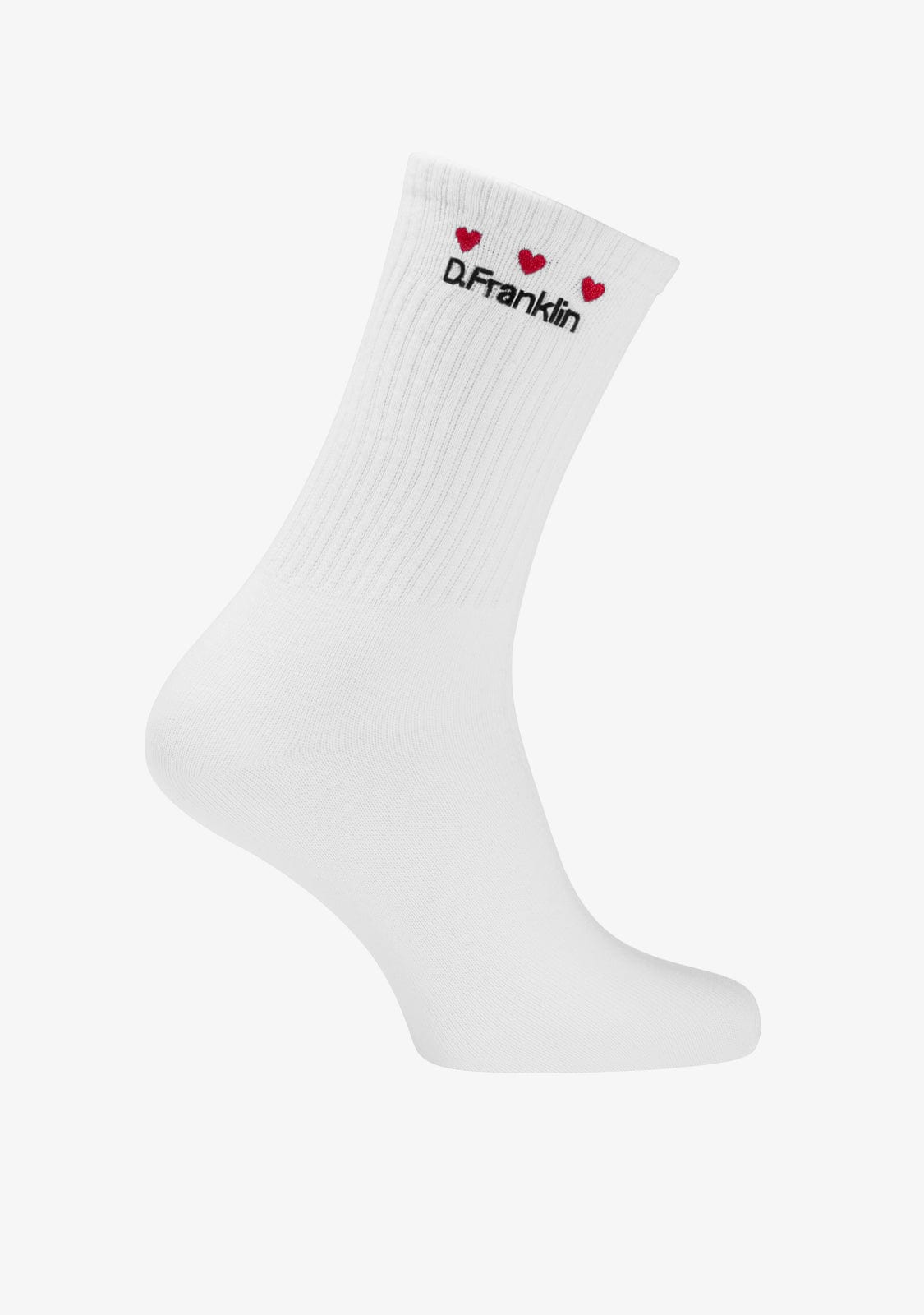 Love Heart Sock White